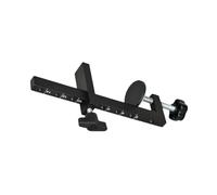 YIXANNX Abrazadera para cajón frontal de carpintería, plantilla para cajón, fácil de instalar, tornillo posicionamiento ajustable para una fijación precisa, clip fijación panel portátil