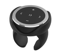 YIXANNX Adaptador Bluetooth para automóvil Que se Conecta al Manillar de la Bicicleta para facilitar el Acceso y Aumentar o disminuir el Volumen de los Medios. Motocicleta, Plata