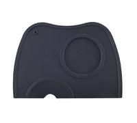 YIXANNX Almohadilla de manipulación de café ecológica y antideslizante para entusiastas del café, alfombrilla silicona Gel sílice para manipulación, fácil limpiar, cabeza única negra M