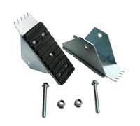 YIXANNX Almohadillas para pies de Escalera, Cubierta de Escalera Extensible, Juego Zapatas DE1526-2CN, Base Goma Antideslizante Que Evita rayones en Pisos, pies extensión, repuestos Antideslizantes