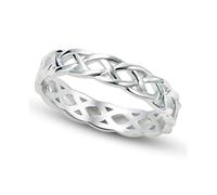 YIXANNX Anillo de Plata de Ley 925 Vintage único y elegante, anillos simples apilables clásicos versátiles, nuevo anillo aleación para mujer, No.6, 10