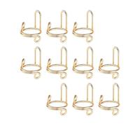 YIXANNX Anillos ajustables para uñas, arte de uñas que no se deslustra, decoración DIY, moda femenina, accesorio imprescindible para cualquier persona a la, oro