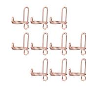 YIXANNX Anillos de uñas ajustables, juego de moda, no se deslustran, regalo para amigas que disfrutan del arte las uñas y accesorios, sin adhesivo, extraíbles para a presión, anillos, oro rosa