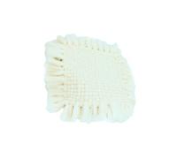 YIXANNX Atrezos para fotografía de bebés Manta de Ganchillo Mantas cuadradas Gruesas Relleno Foto cojín 4545 Fibra para Estudio Infantil, Beige, 45 * 45cm