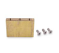 YIXANNX Bloque de trémolo de latón resistente al agua hecho a mano, pieza puente guitarra profesional buena precisión resistente al desgaste densidad