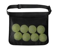 YIXANNX Bolsa de Malla Multifuncional para Pelotas de Tenis y Accesorios Golf. Bolsillo Malla para Guardar Las Llaves y Transportar fácilmente Las Pelotas Tenis, 8 Bolas