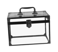 YIXANNX Bolsa de Maquillaje Grande de aleación de Aluminio, Estuche Impermeable para Tren, Organizador de cosméticos portátil, diseñado para Amantes de la