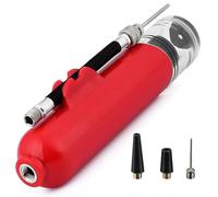 YIXANNX Bomba portátil, inflador de fútbol de plástico, Pelota Yoga para fútbol, Herramienta Inflable, inflado a Mano, Patio recreo doméstico, Rojo