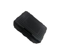 YIXANNX Caja de Herramientas Protectora, Caja de Herramientas pequeña, de, de, Organizador Duradero y Resistente a los Impactos para de ferretería, de, Negro, 12x8x2.5cm