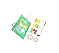 YIXANNX Celebraciones Familiares con Juego de Sacos de Arena, Actividades en Interiores y Exteriores con Tablero Cornhole, 12 Pelotas y 2 Clavijas Suelo, Juego Sacos Arena, Lanzamiento Bolsas