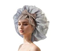 YIXANNX Cinta De Satén Suave Sombrero Protección Del Cabello Para Niños Ala Ancha Belleza Pañuelo Para La Cabeza Sombrero Tela Dormir De Seda, plateado