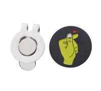 YIXANNX Cinturones y Bolsillos. Clip magnético para Gorra con patrón de Gesto Personalizado en Marcador de Pelota Golf. Clip magnético para Gorra Golf, Visera Especial y Moderna, Tipo C568