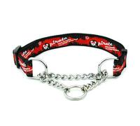 YIXANNX Collar de Metal para Mascotas, Repuesto Reutilizable, Lavable, Antideslizante, Resistente, Ajustable, para Acampar al Aire Libre, Gargantilla de Remolque para Caminar, Tipo 1 Negro
