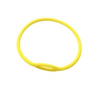 YIXANNX Collar de Silicona con Clip Giratorio para regulador de Buceo Que Ofrece Comodidad y flexibilidad para los entusiastas del Buceo. Soporte Flexible para Collar con regulador, Amarillo, 18cm