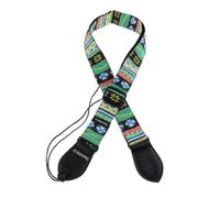 YIXANNX Correa de ukelele con gancho de botón, resistente, cómoda y duradera. Mini guitarras para disfrutar la música. Correa hombro algodón. Percha hawaiana.