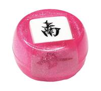 YIXANNX Dados de Varios Lados, Dados de Mahjong Chinos, Elegantes acrílicos para Juegos Fiesta, Suministros Esenciales para Noches Juego, fichas Mahjong Varios Lados, Rosa, 4.35 cm