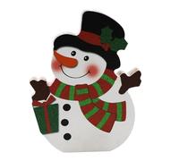 YIXANNX Decoración de de Para madera, letrero Navidad, casa campo, dibujos animados decorativos, muñeco nieve, adornos para álbum recortes, placa, decoración artesanal, Tipo 2