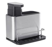 YIXANNX Escurridor de cepillos de Acero Inoxidable para esponjas Cocina. Base Adhesiva Que Mantiene el Fregadero ordenado. Rejilla Plegable para Limpieza cepillos y esponjas.