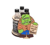 YIXANNX Estante de vino de Para madera con estilo - fácil festividad Para Madera duradera El mejor regalo vacaciones Portabotellas vino Portabotellas, hombrecito verde