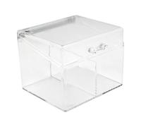 YIXANNX Estuche para Guardar Tarjetas fotográficas. Caja Transparente de fácil Acceso para una organización eficiente de Tarjetas coleccionables. La Caja organizadora colección se Abre para facilitar