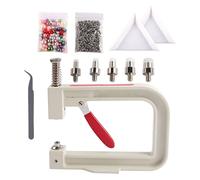YIXANNX Exquisita herramienta para colocar remaches de cuentas de eficiencia para confeccionar ropa, zapatos y bolsos. 1 bolsa kits máquina para colocar clavos, #20