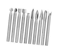 YIXANNX Fresa de mango, broca para madera, broca de acero para tallado madera, herramienta para recortar, taladrar y hacer manualidades, herramienta grabado eficiente. Es compatible con varias