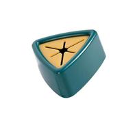 YIXANNX Ganchos para Toallas Modernos, Organizador de Trapos Que Ahorra Espacio para Accesorios del hogar, Verde, 5x5x2.3 cm
