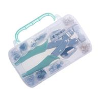 YIXANNX Herramienta perforadora de cuero eficiente que incluye un kit completo para perforar cinturones y alicates para ojales. Kit de alicates para ojales.