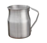 YIXANNX Jarra para espumar leche, jarra humeante, mango ergonómico ensanchado y forma de de pájaro, ideal para explorar el arte del café con leche, para espumar, para verter, plata, 2L