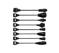 YIXANNX Juego Completo de Cable Conector para camión y Coche, escáner de diagnóstico automático, Kit Herramientas para Coche, Adaptador, Fuerte compatibilidad para TCS Pro