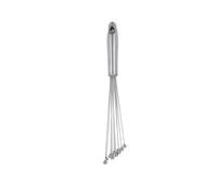 YIXANNX Juego de batidor de Huevos de Acero Inoxidable con Cuentas Redondas Cómodo batidor de Huevos Multifuncional Huevo de Acero Inoxidable con Cuentas de óxido, Estilo F