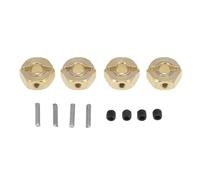 YIXANNX Juego de llantas de latón para coche RC 1/24, eficientes y calidad. Repuestos para bujes rueda coche RC 1/16. Contrapesos latón para, Cobre, 8mm