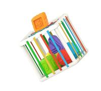 YIXANNX Juguete clasificador de Forma de bebé, Bloque Cubo sensorial, Juguete Color, Bloque Educativo cognitivo a Juego, niño, cumpleaños, Navidad, Tipo 1