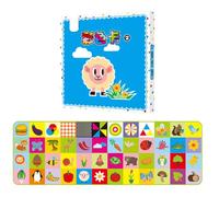 YIXANNX Juguetes para bebés de 0 a 6 meses de visión, tarjetas Flash en Para blanco y negro, educación infantil temprana alto contraste para niños pequeños recién nacidos, colorido, 2