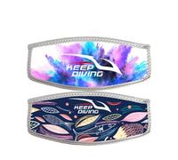 YIXANNX Keep Diving para Máscara de Buceo de 2MM Diadema Impresa Prevención terremotos Resistencia al Desgaste práctico Equipo Snorkel para Adultos, Parte 3