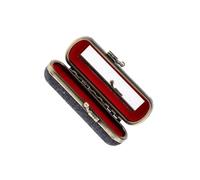 YIXANNX Lleva tu Labial con Estilo con Este práctico Estuche para labiales. Mantente a la Moda y Guarda Otros artículos pequeños Brillos labiales, Negro Azul