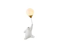 YIXANNX Luces LED de pared de dibujos animados transmitancia luz para luz pared fondo, oso súper bonito, acrílico, mesita noche para dormitorio niña