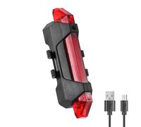 YIXANNX Luces traseras Recargables para Bicicleta Que recuerdan la luz Trasera Intermitente, Equipo de iluminación Resistente al Desgaste de Amplio Rango, Rojo
