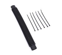 YIXANNX Manguera de Escape corrugada Redonda para Buceo, regulador de Vuelo Trasero plástico, Conector Equipo Tubo Buceo Repuesto