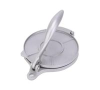 YIXANNX Máquina para hacer tortillas resistentes a la oxidación para tortillas de distribución uniforme del calor a de maíz, tortitas aleación aluminio, plata, 16cm