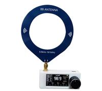 YIXANNX Mini Radio SI4732 de tamaño pequeño y Grandes características con Pantalla a Color de definición Mini Radio SI4732 con Antena Bucle Escritorio, Tipo+2