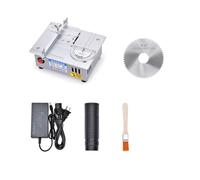 YIXANNX Mini Sierra de de ángulo/elevación, sierras eléctricas, torno banco carpintería multifuncional DIY con cubierta, rebanadora buena precisión, ángulo/estándar, Enchufe europeo