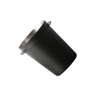 YIXANNX Molinillo de café de acero inoxidable apto para alimentario, junta sin costuras, varios tamaños disponibles, no deja huellas dactilares, fácil limpiar, 58 mm, Negro cepillado
