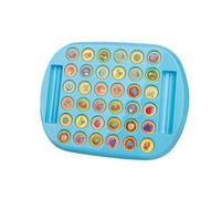 YIXANNX Multijugador de Juego de volteo Frutas, ABS para Padres e Hijos y Juegos volteo, cooperación Entre Jugadores, Azul+Fruta