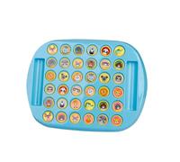 YIXANNX Multijugador de Juego de volteo Frutas, ABS para Padres e Hijos y Juegos volteo, cooperación Entre Jugadores, Animales+Azules