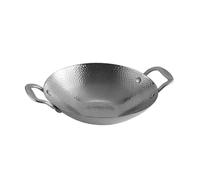 YIXANNX Olla para Fideos instantáneos Coreana, Ideal para el hogar, Ideal para Calentar rápidamente sopas, estofados y Recetas de Ramen. Sartén Multiusos, Olla para Kimchi y Camping, Plata, S
