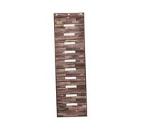 YIXANNX Organizador de Carpetas con Ventana y Etiquetas para Ahorrar Espacio, Organizador de Archivos Colgante con 10 Bolsillos, Carpeta Papel en Cascada para una organización eficiente, archivador