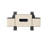 YIXANNX Organizador de Respaldo de Asiento de automóvil Caja de pañuelos Premium de fácil instalación Mantiene ordenados los vehículos organizados Resistente al Desgaste, Beige, 8.5 x 32.5 cm