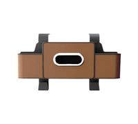 YIXANNX Organizador de Respaldo de Asiento de automóvil Caja de pañuelos Premium de fácil instalación Mantiene ordenados los vehículos organizados Resistente al Desgaste, Marrón, 8.5 x 32.5 cm
