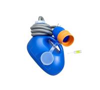 YIXANNX Orinal para hombres con tapa y asa, práctico y portátil, a prueba de fugas, ideal para viajes, ideal para personas mayores, para la noche, para , 3000 ml Azul , Diámetro 5.5 cm